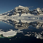 Luigi Peak Wiencke Island Antarctic Poster