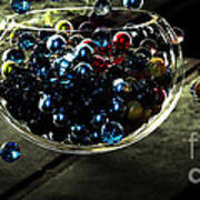 Marbles In A Bowl Poster
