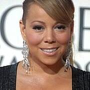 Mariah Carey Wearing Chopard Earrings Poster
