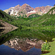 Maroon Bells Shoreline Poster