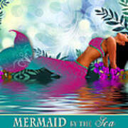 Mermaid By The Sea Poster