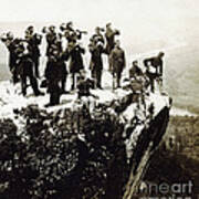 Military Band At Lookout Mountain Poster