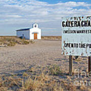 Mission Chapel In West Texas Poster