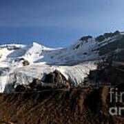 Mount Athabasca From The Columbia Icefields Poster