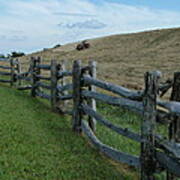 Mowing The Hay Poster