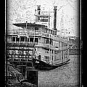 New Orleans Steamboat Poster