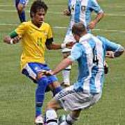 Neymar Doing His Thing Iii Poster