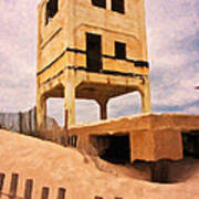 Ocean City Fishing Pier Remnants Poster