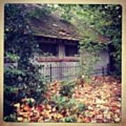 Old #cottage. #autumn #dublin #ireland Poster