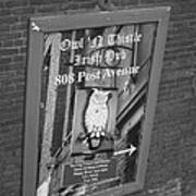 Owl And Thistle Irish Pub Poster