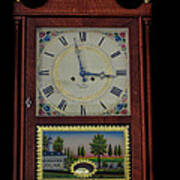 Pillar And Scroll Antique Clock Poster