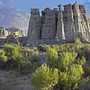 Plaza Blanca Near Abiquiu New Mexico Poster