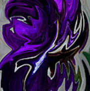 Purple Swirl Poster