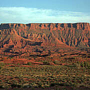 Red Rock At Sunset Poster