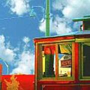 Red Trolley Poster