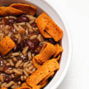 Rice And Beans With Chile Cheese Fritos Poster