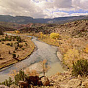 Rio Chama In Autumn New Mexico Poster