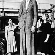 Robert Pershing Wadlow, Tallest Man Poster