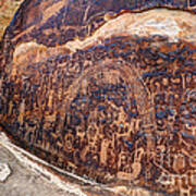 Rochester Petroglyph Rock Art Panel - Utah Poster