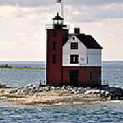 Round Island Light Poster