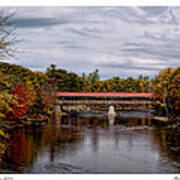 Saco River Autumn Poster