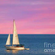 Sailing Blue Waters Poster