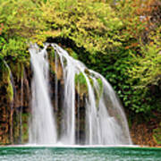Scenic Waterfall Poster