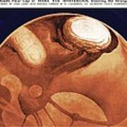 Schiaparelli's Mars, Historical Artwork Poster
