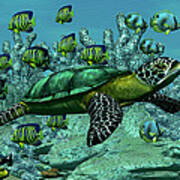 Sea Turtle Poster