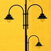Shine On.. #italy #lamppost Poster