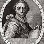 Sir Francis Drake, English Adventurer Poster
