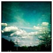 #sky #clouds #blue #hipstamatic Poster