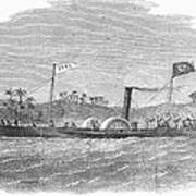 Steam Yacht, 1857 Poster
