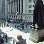 Stock Exchange Statue Of George Washington Poster
