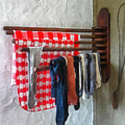 Stockings Hanging To Dry Poster