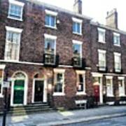 #street #houses #liverpool #buildings Poster