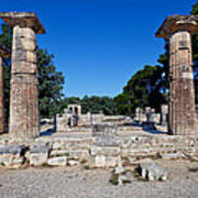 Temple Of Hera - Ancient Olympia Poster
