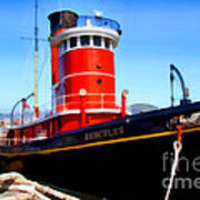 The 1907 Hercules Steam Tug Boat . 7d14141 Poster