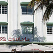 The Carlyle Hotel 2. Miami. Fl. Usa Poster