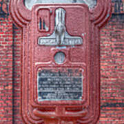 The Old Red Parking Meter Poster