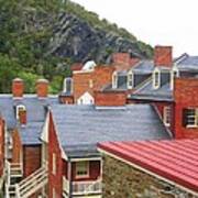 The Red Roofs Of Harpers Ferry Poster