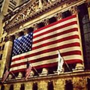 The Stock Exchange Gets Patriotic Poster
