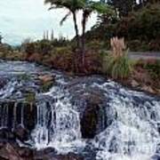 The Waterfall In The Stream Poster