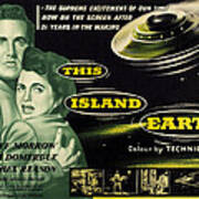 This Island Earth, L-r Rex Reason Poster