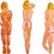 Three Naked Ladies Poster