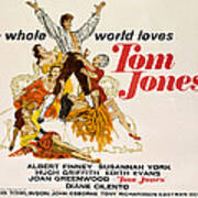 Tom Jones, Albert Finney, 1963 Poster