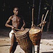 Tribal Dancing, Dr Congo Poster