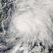 Tropical Storm Noel Over The Bahamas Poster