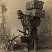 Turkish Porter Carrying Luggage Poster