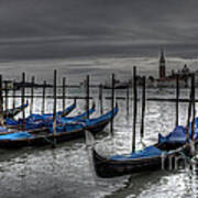 Venice Gondolas Poster